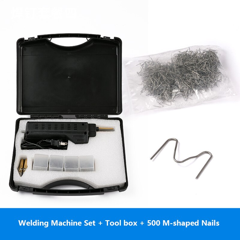 Car Bumper Repairing Machine Plastomer Welding Machines Welding Repairing Tool Staplers for Repairing Plastics Parts: set 5