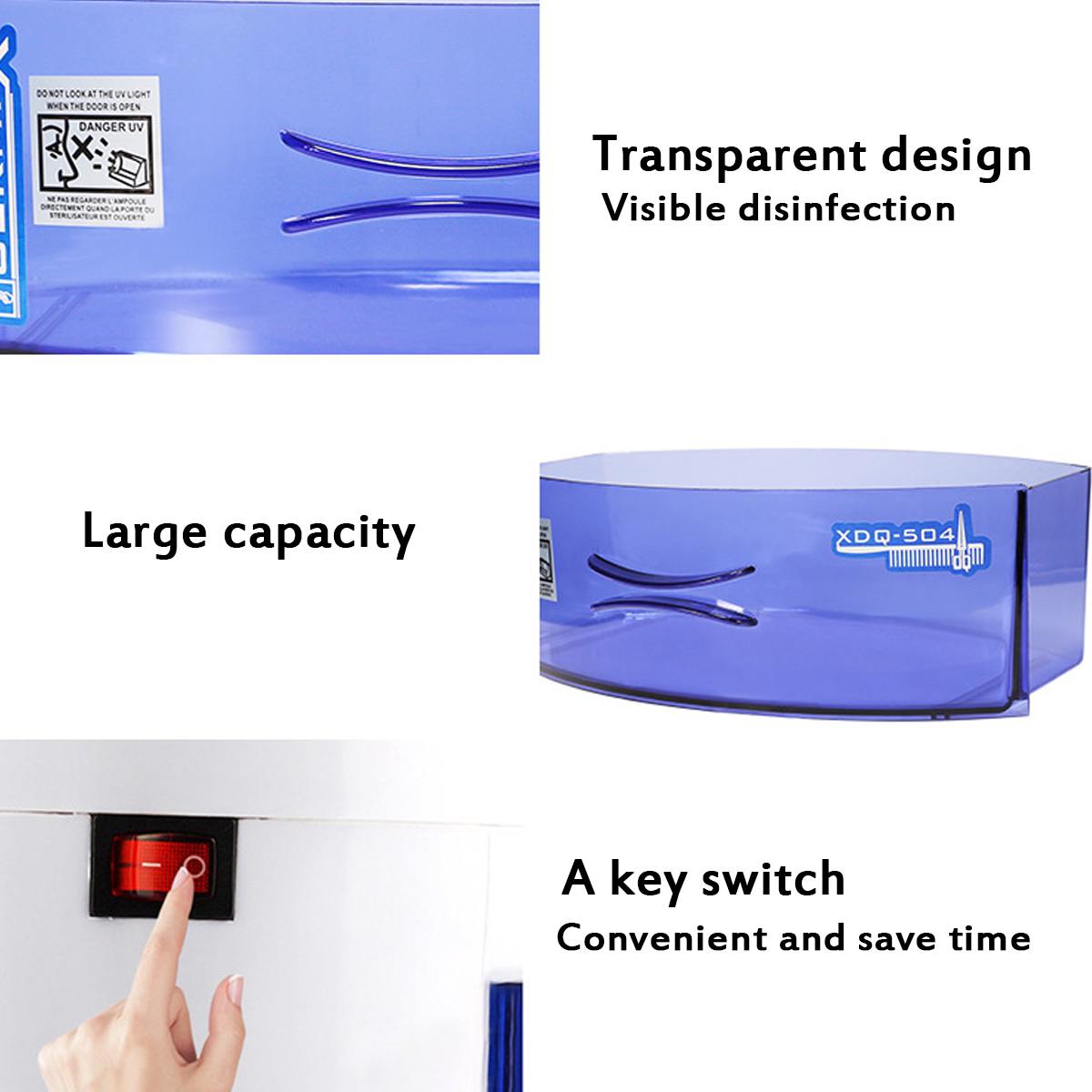 Portable UV Disinfector Sterilizer Cell Phone Sanitizer Function box for Underwear Towel Clothes Mask Manicure Tool