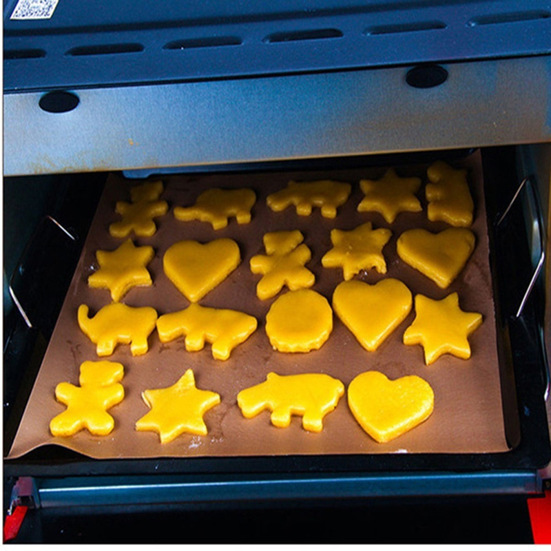 1Pcs Reusable Nonstick Baking High Temperature Paper Resistant Foil Oven Microwave Cooking Grid Cooking Mat Tools