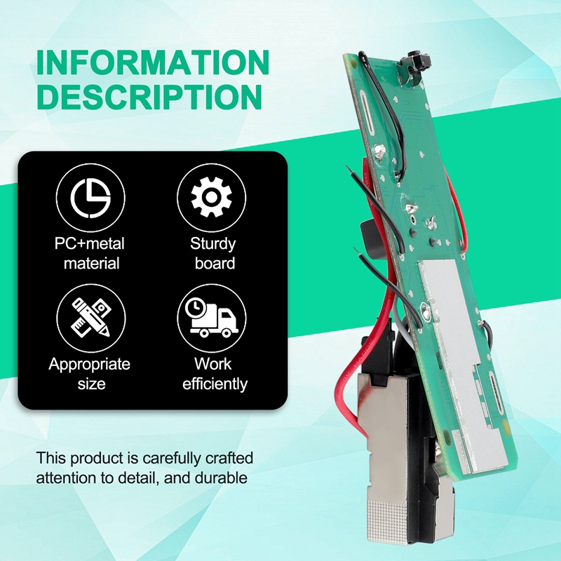 Li-Ionen-Batterie Lades chutz platine Leiterplatte Ersatz für Ryobi 18V p108 rb18l40 Multimeter Multimeter einfach zu bedienen