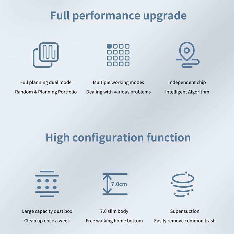 Smart Floor Robot Vacuum Cleaner Touching Rechargeable Thin Vacuum Cleaner DTT88