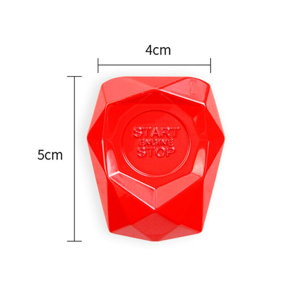 One-click Start Button Decoration Cover Ignition Switch Protection Cover Sports Car Interior Stickers Modified Start Decoration