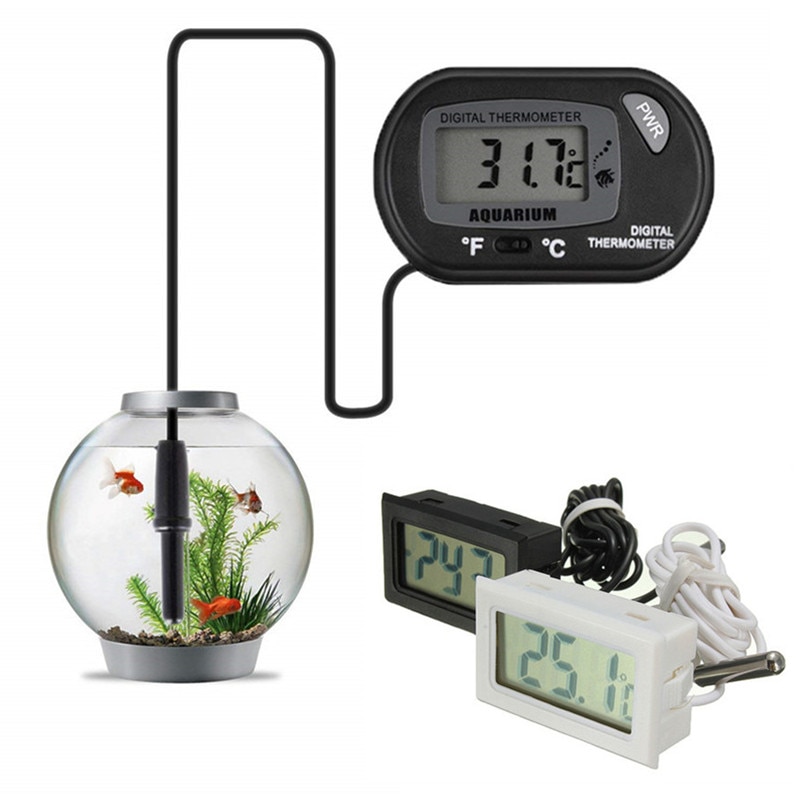 Lcd Digitale Probe Sensor Aquarium Thermometer Water Temperatuur Tester Thermometer Voor Aquatic Aquarium Koelkast Bodem
