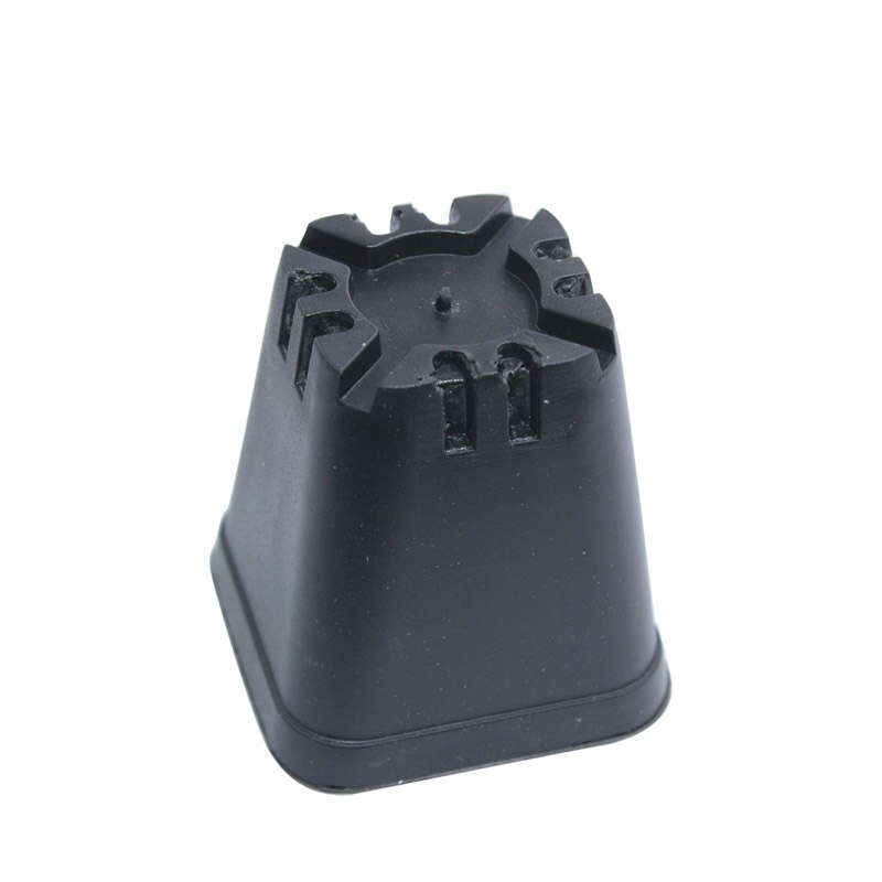 100pcs Small Plastic Flowers Plants pot Nursery Pot Plant Seedling Pouch Holder Raising Bag Nutrition Block Pots Garden Supplies