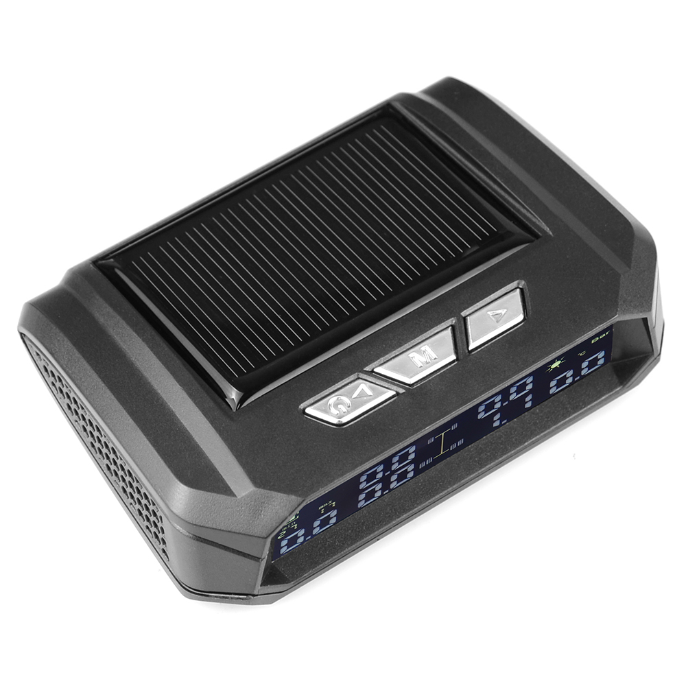 Lastbil bil tpms däcktrycksövervakningssystem automatisk display larmövervakning usb-laddning temperaturvarning med 6 sensorer