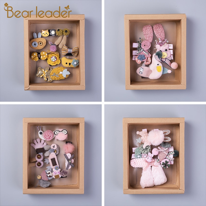 Bear Leader Haarspangen - Cartoon Schleife Kinder Haarclips - Barrette Ornament Zubehör für Mädchen