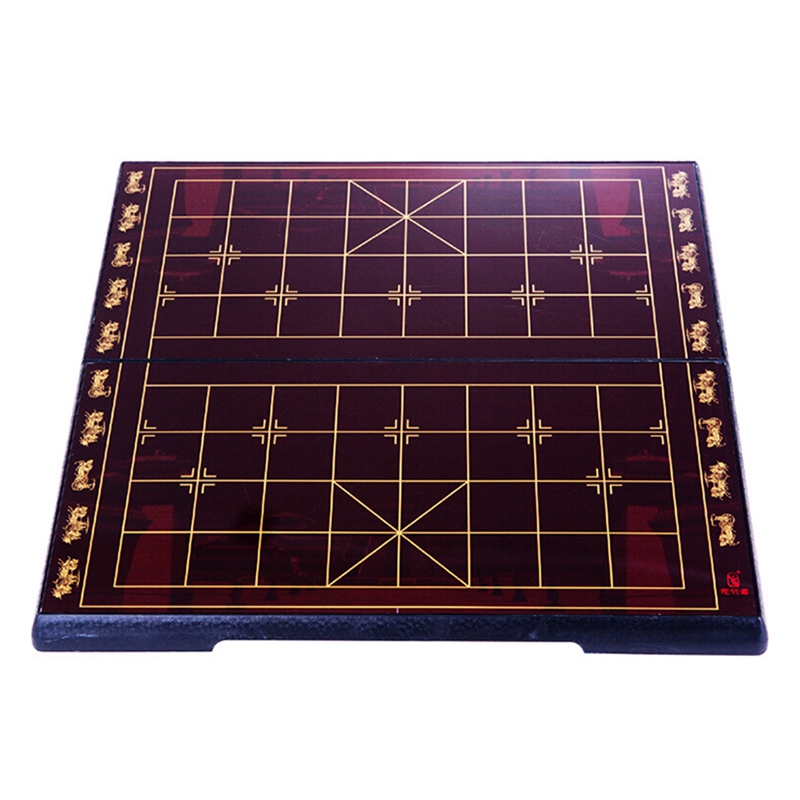 Portable Chinese Chess Set With Folding Board And Magnetic Piece Traditional Xiangqi Classic Educational Board Games