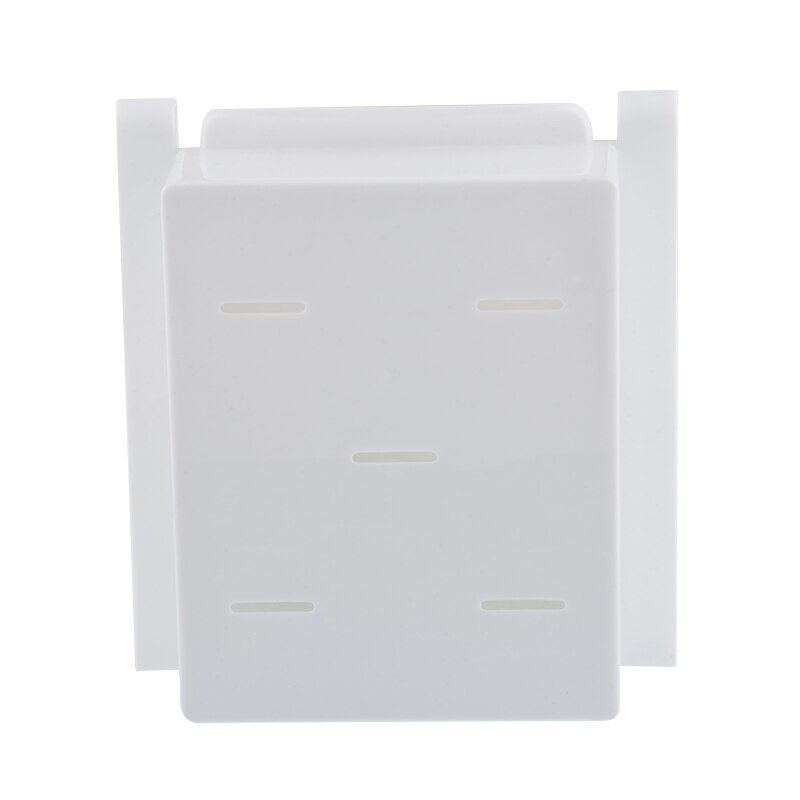 Mini ABS DIY Slide Kitchen Fridge Freezer Space Saver Organization Storage Rack Bathroom Shelf Rack Organizer Holder: 16.5x15.5x7cm white