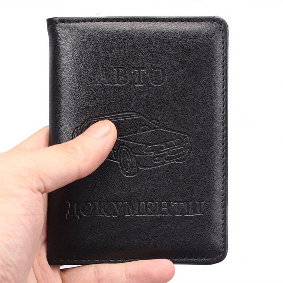 Pu Lederen Cover Voor Auto Documenten Visitekaartje Houders Bestuurder Licence Covers Reizen Portemonnee Voor Auto-Documenten Abto