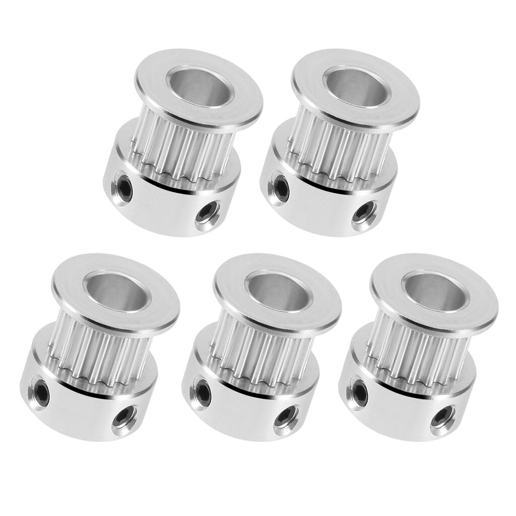 5pcs Timing Katrol GT2 Synchrone Wiel Poelie voor 3D Printer Accessoires Aluminiumlegering 16 Tanden