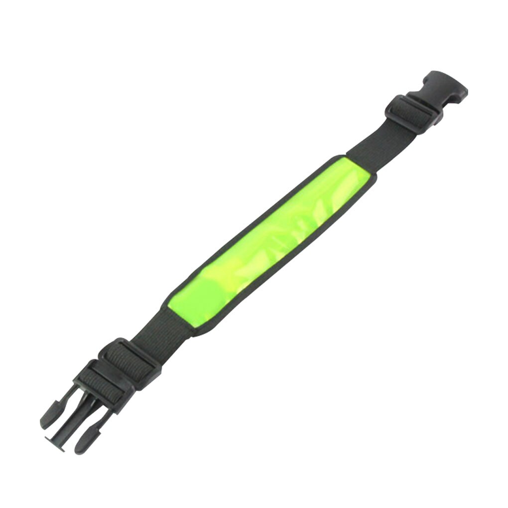Outdoor Armband LED Glowing Adjustable Arm Band Night Walking Hiking Running Cycling Arm Strap: Green