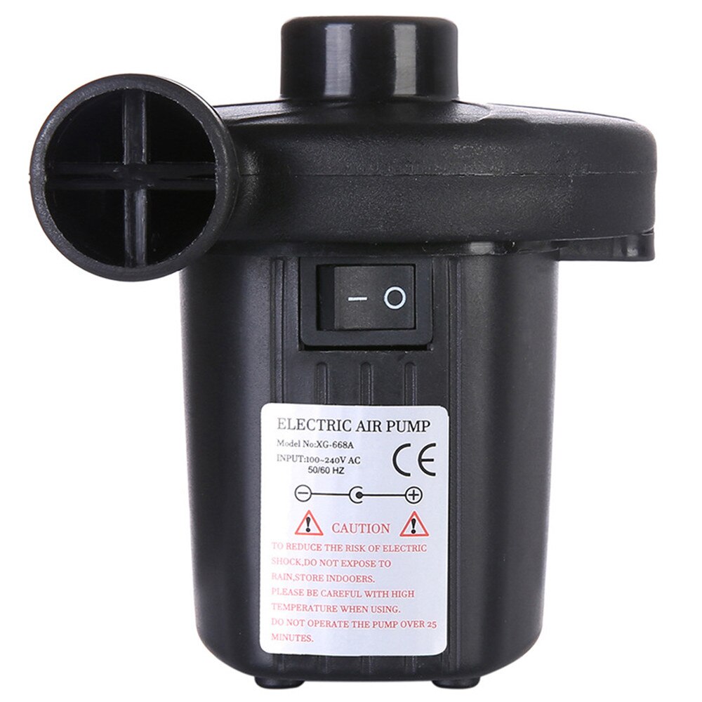 Auto Opblaasbare Pomp Elektrische Luchtpomp 12V/230V Auto Boot Elektrische Blower Pomp Met 3 Nozzles