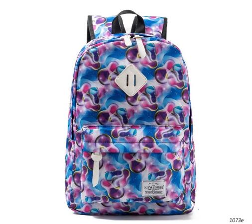 Miyahouse Bloemen Afdrukken Rugzak Vrouwen Canvas Reizen Mochila Schooltas Voor Tiener Meisjes Verse Stijl Rugzak: 1073e