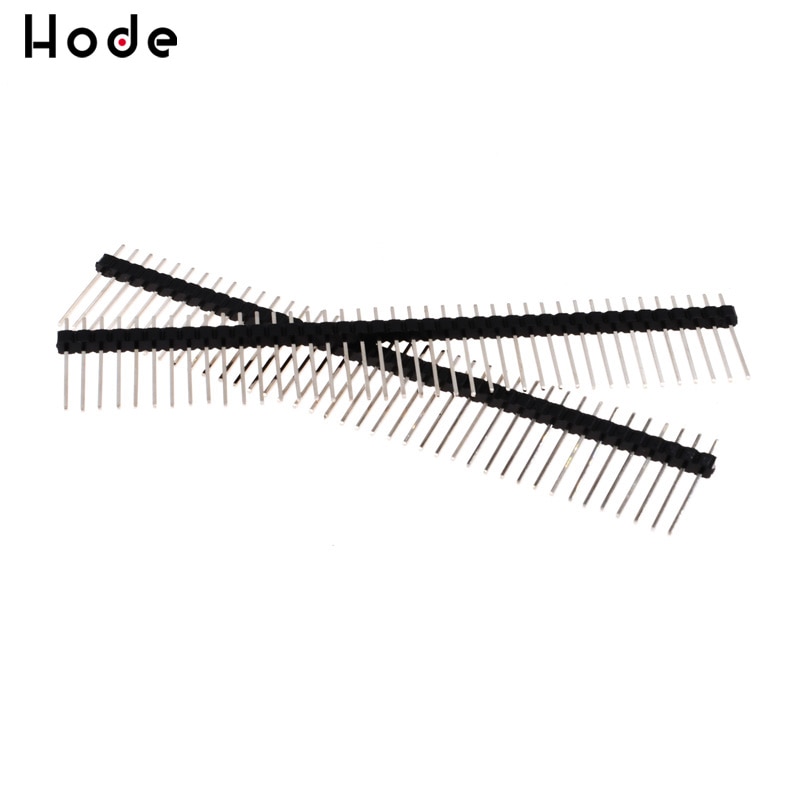 10PCS/Lot 2mm 40 Pin Male Single Row Pin Header Strip 1*40P 2.0mm11-20mm male pin header copper connector