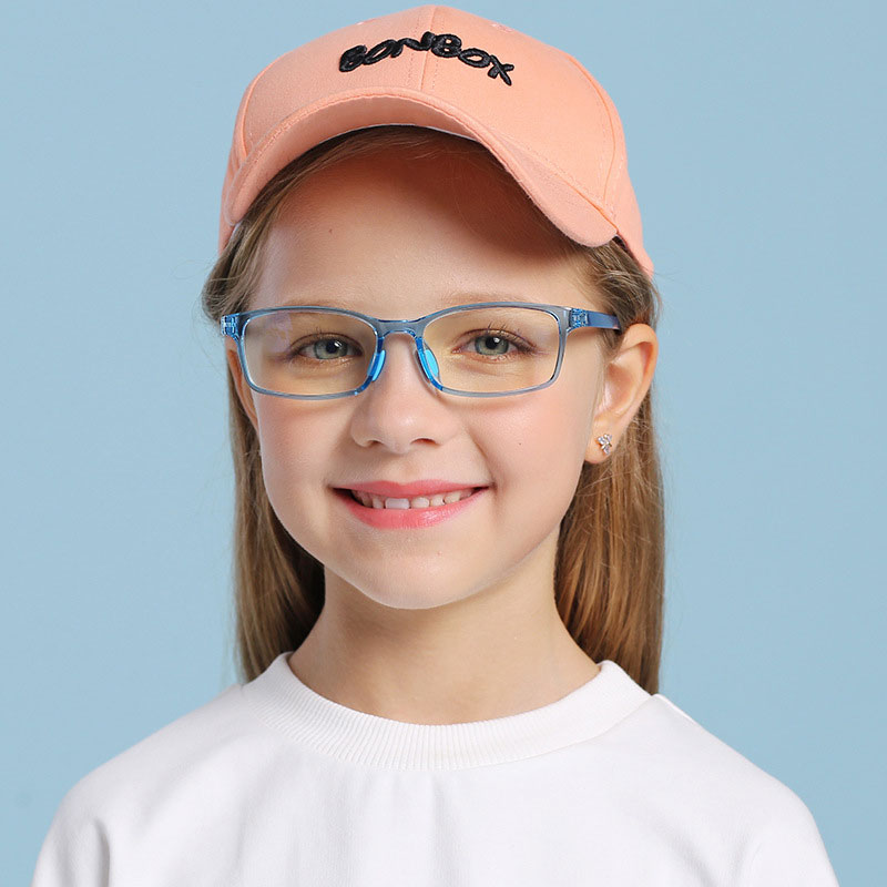 Kids Anti-Blauw Licht Bril Tieners R90 Buigbare Siliconen Brillen Voor 4-12 Jaar Grade Computer Mobiel bril