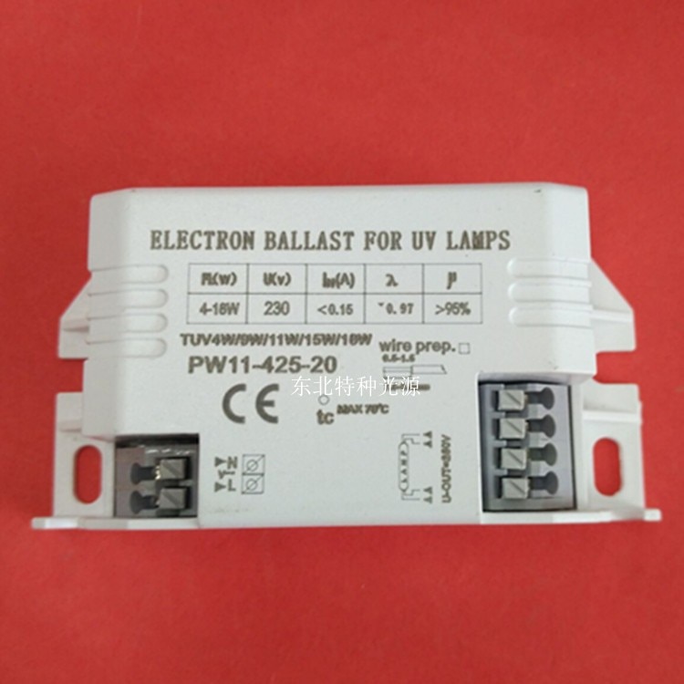 Elektronische Ballast Voor 4-18W Ultraviolet Lamp PW11-425-20