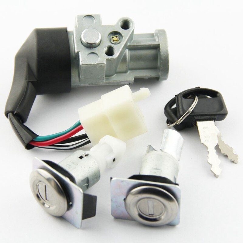 Auto-onderdelen Elektrische Deurslot Contactslot Past Voor Honda CH80 Elite 1985-2007 Contactslot Lock Set 35010-GV4-901
