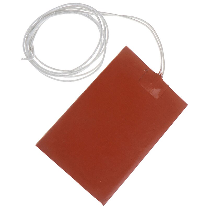 300W 220V Silicone Heating Pad Square Rubber Heat Mat Heated Bed Plate Flexible Universal Engine Oil Tank Silicone Heater Pad