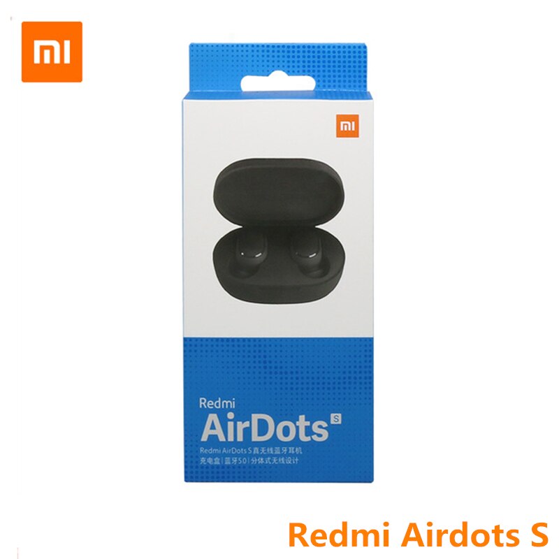 Xiaomi-auriculares Redmi Airdots 2 TWS con Bluetooth 5,0, auriculares estéreo de graves con micrófono, auriculares manos libres con reducción de ruido y Control IA: Redmi Airdots  S