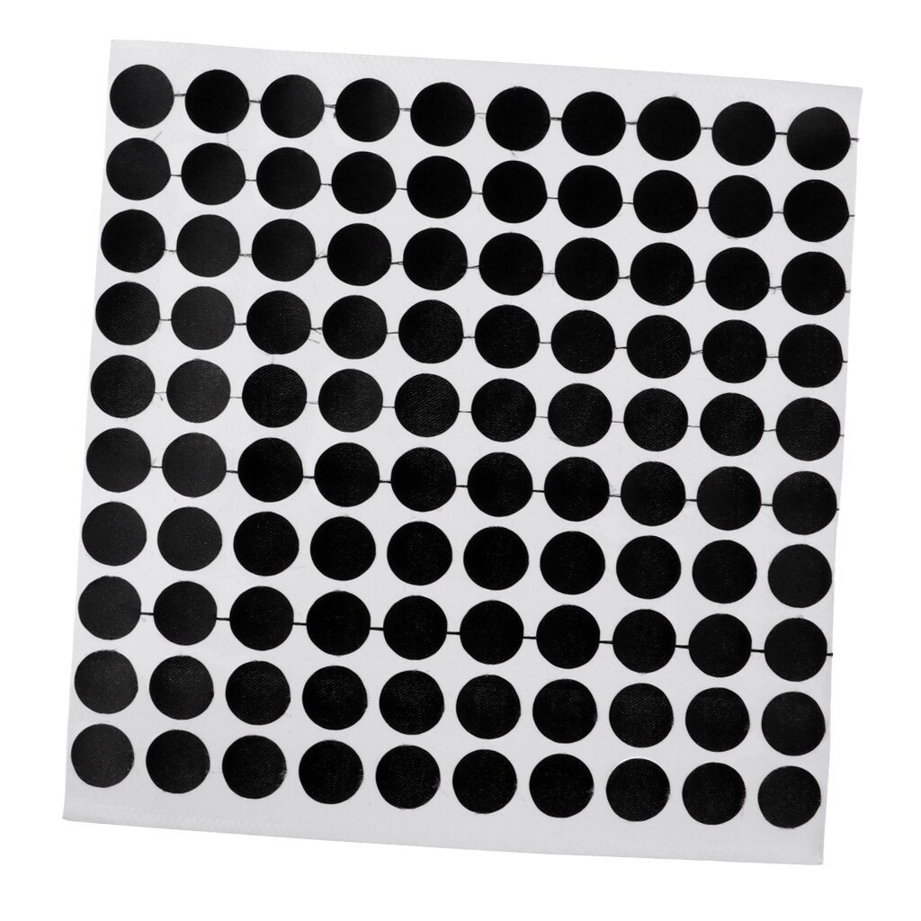 Set of 100 Black Snooker Pool Table Spots Marking Stickers - Self Adhesive