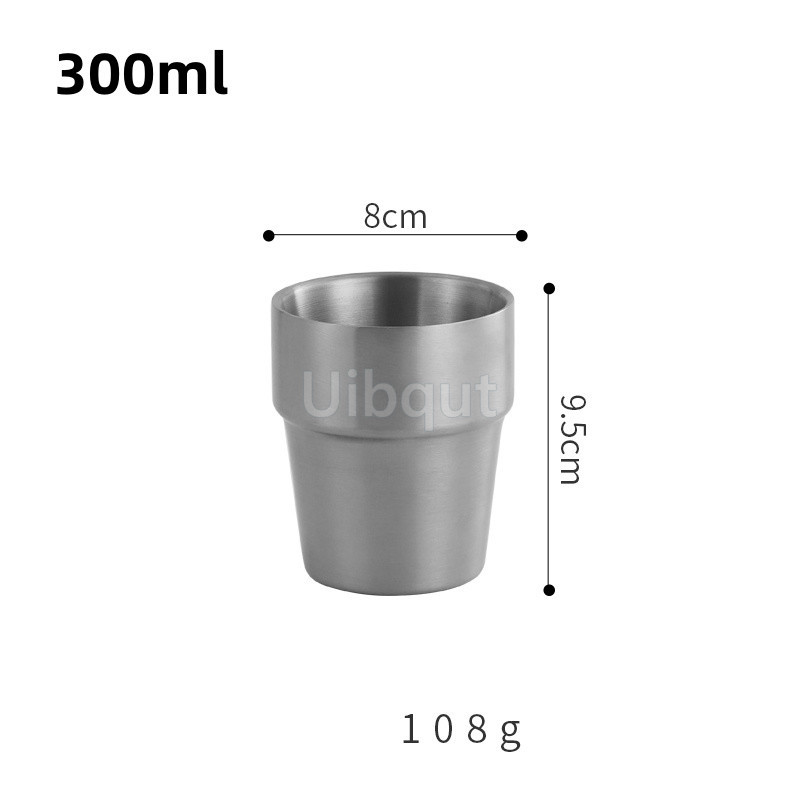 304 Dikke Dubbele Wand Roestvrij Staal Bier Mok Voor Thee Koffie Cup Drink Ware Warm Water Mok Gouden Koffie Cup Set Kopjes En Mokken: MULTI