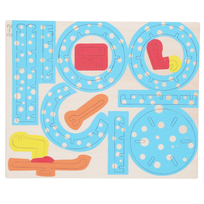 Houten Blokken Kinderen Vroege Educatief Speelgoed Diy Borstel Pot Handmatige Assemblage Model Bouw Speelgoed 3 Keuzes