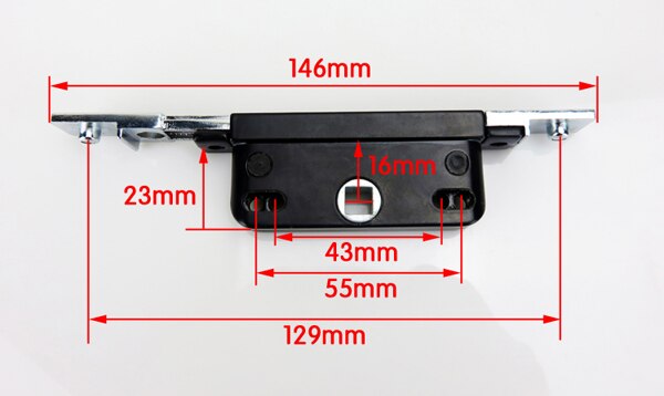 Aluminum alloy door and window driver linkage rod window drive lock bidirectional drive lock sliding door window lock