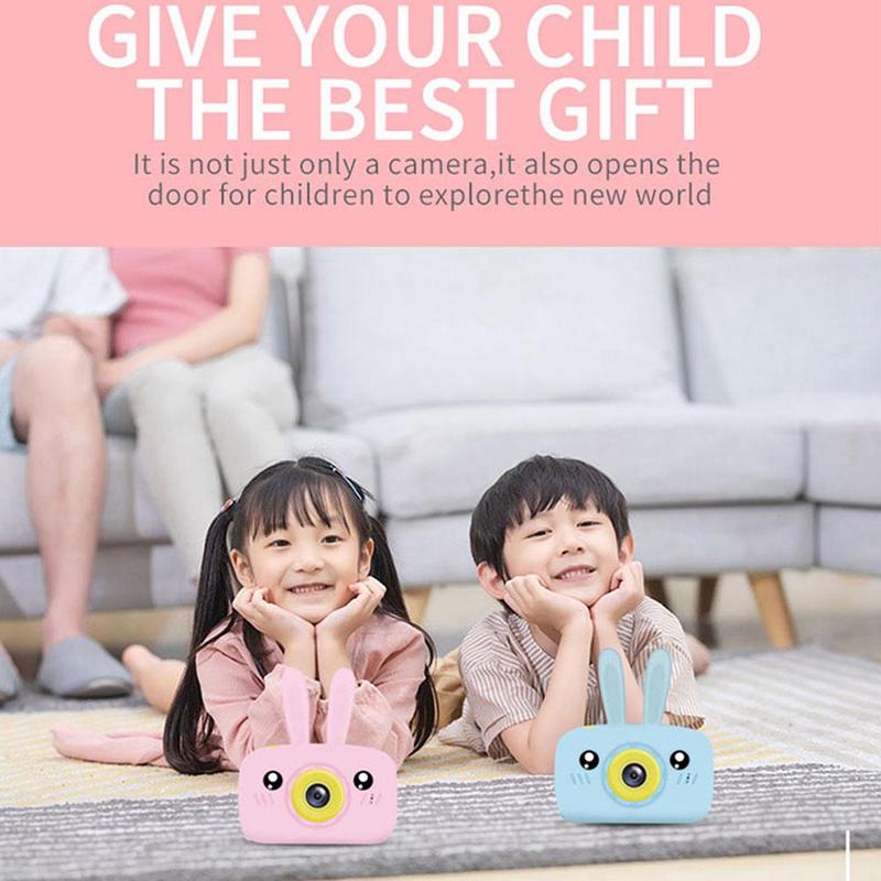 1Pc HD Digital Camera Children's Camera 2 Inch Cute Toys Toy Birthday Children's Children's Camera Cartoon 1300W Camer E5N3