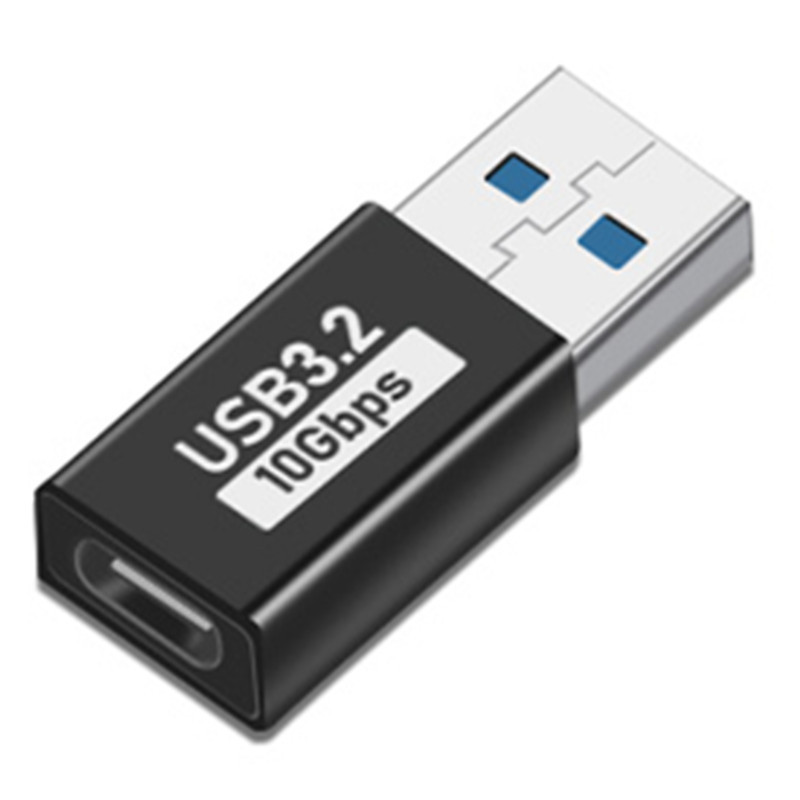 Adaptador USB 3.0 a TYPE-C hembra USB 3.1 Gen 2 Unidad USB de transferencia de alta velocidad Adaptador A revolución C hembra 2.0: Blanco