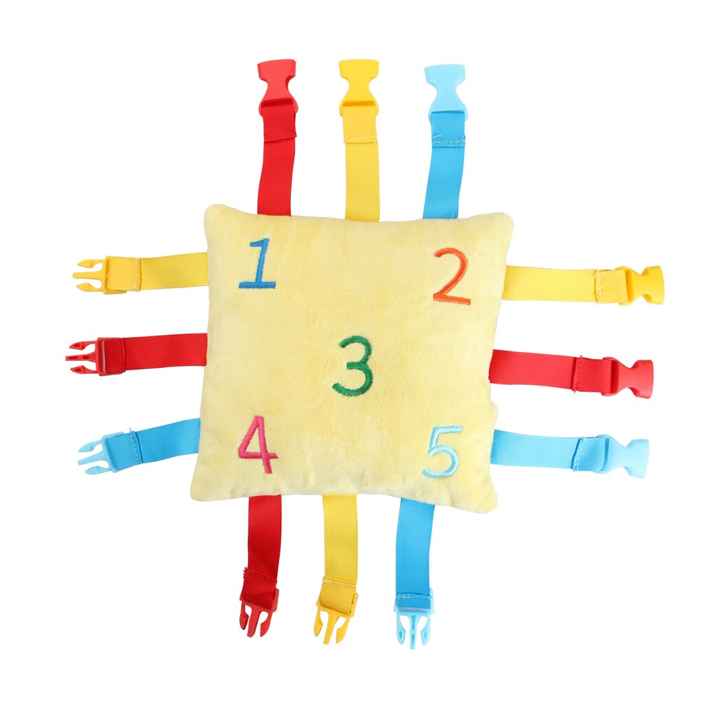 Sensoriale Tranquillo Libro Per Bambini Fibbia Di Puzzle di Corrispondenza di Colore Gioco Educativo Giocattolo