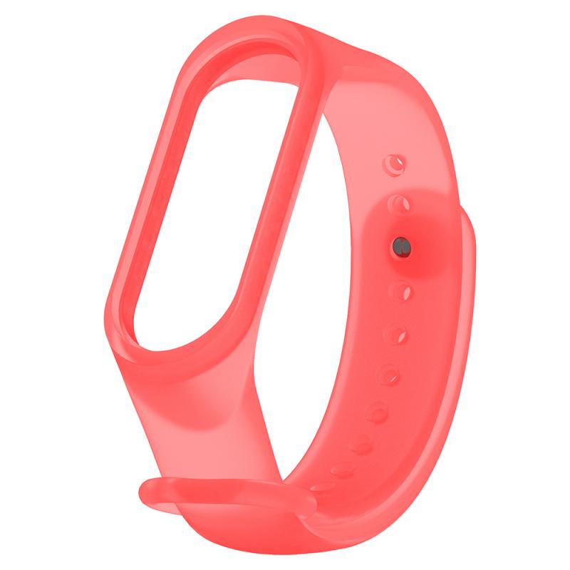Transparent Wristband For Xiaomi Mi Band 5/6 Strap Silicone Wristband Bracelet Replacement For Xiaomi Band 6/5 NFC MiBand Strap