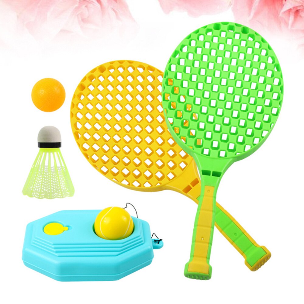 1 Set Kids Tennis Racket Tennis Training Set Educational Toys for Kids Children Toddlers (Assorted Color)