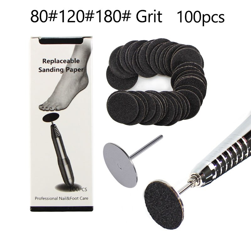 Disco cutícula calo remover ferramenta de substituição lixa para arquivo pé elétrico calo duro remover pedicure pé rasp arquivos