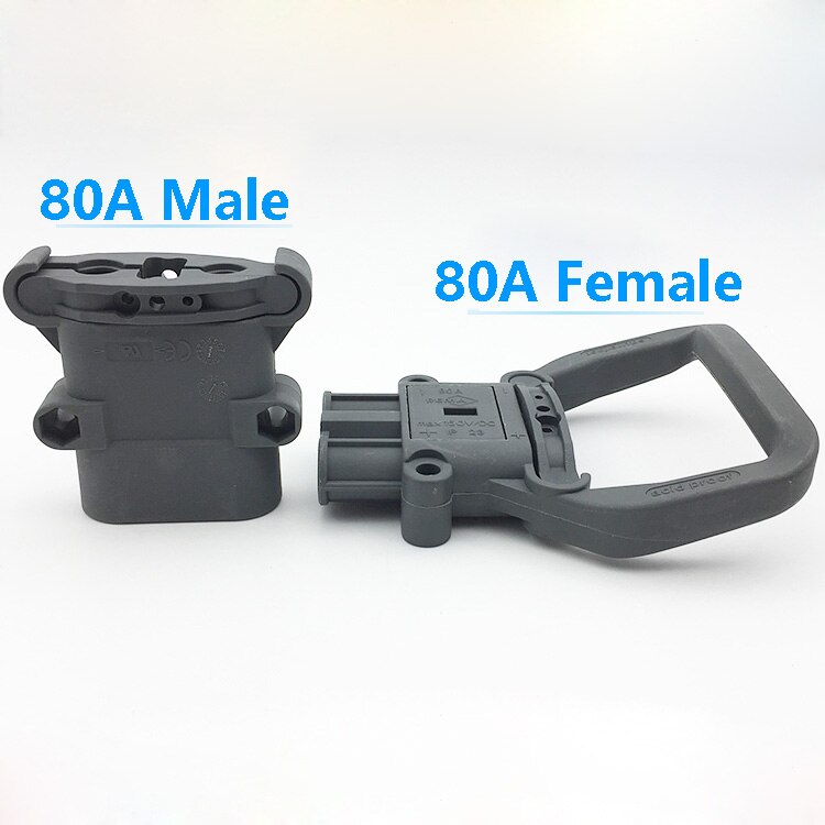 80A/160A/320A RE-MA Battery Connectors 150V Forklift Male female Connector High-Power Charging Industrial Plug For pallet trucks