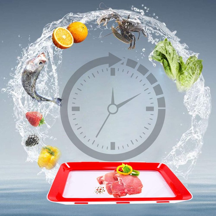 6 pièces plateau intelligent magique plateau de conservation des aliments plateau de conservation sain garder les légumes fruits viande fraîche