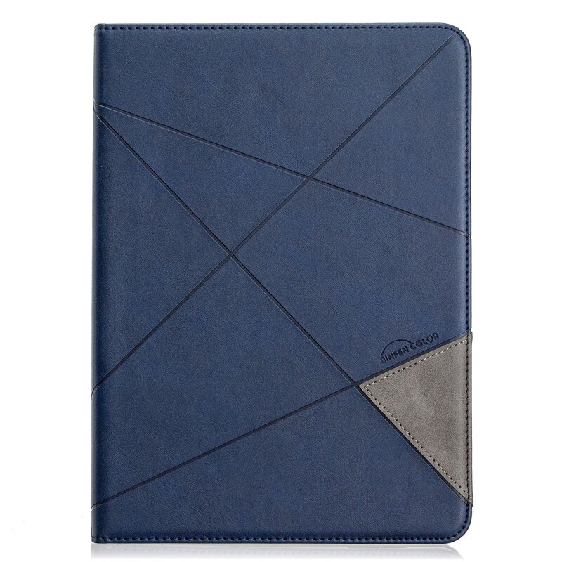 Coque intelligente en cuir pour Apple iPad, protection pour ipad 5, 6e génération, pour modèles 9.7, , A1822, A1823, A1893, Air Air2: dark blue