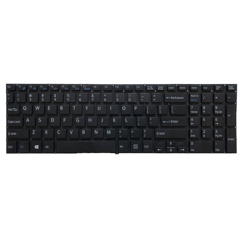 Us Laptop Toetsenbord Voor Sony Vaio Fit SVF152C29M SVF152C29M SVF152C29L SVF15E Zwart/Zilver/Wit