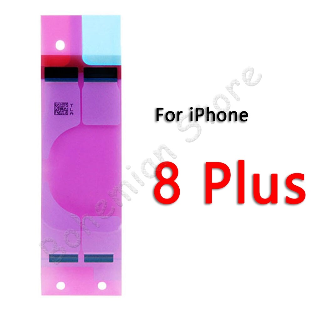Tira de pegatinas adhesivas con batería para móvil, cinta adhesiva para iPhone 6, 6s, 7, 8 Plus, X, Xs, Max, XR, 5s, 5c, piezas de repuesto originales, 2 unidades: For iPhone 8 Plus