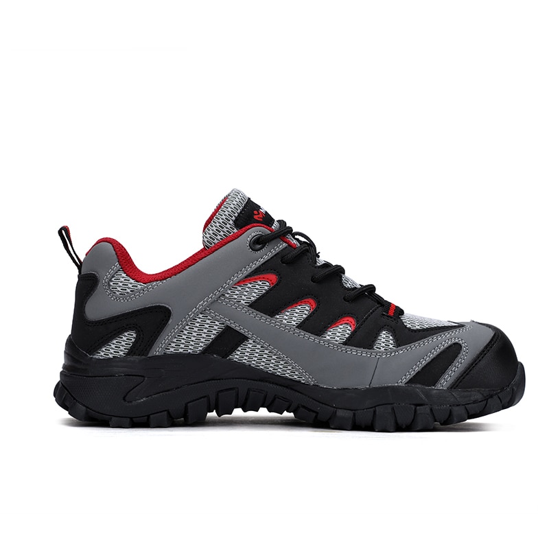 Botas de trabajo MODYF de Seguridad al aire libre para hombre, puntera de acero, calzado antigolpes, forro transpirable, zapatilla protectora de malla
