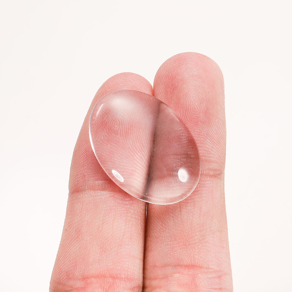 Cabochon en verre Transparent ovale, long 10-50mm, couvercle de dôme, pendentif, anneau, fournitures de fabrication de bijoux, bricolage, 5 à 50 pièces/lot