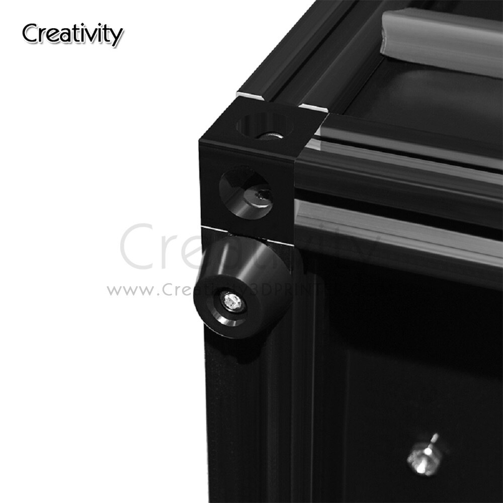 Juego de 4 Patas antivibración para impresora 3d i3 MK3, alfombrilla de aterrizaje de goma antivibración para piezas de impresora 3d de perfil