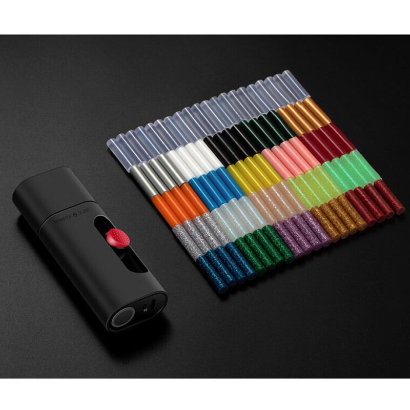 Wowstick Draadloze Lithium Mini Lijm Pen Gluer 2000Mah Type-C Opladen Met Lijm Sticks Voor Diy Art graftwork Restauratie: Add 120 sticks