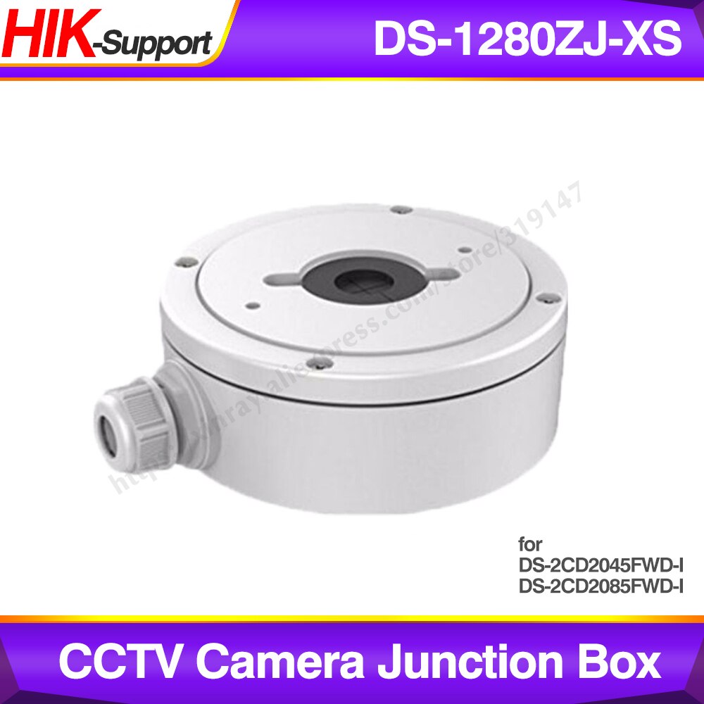 Originele hikvision cctv-beugel ds -1280zj- xs voor ds -2 cd 2045 fwd-i ds -2 cd 2085 fwd-i ip-camera voor beveiligingscamera's aansluitdoos