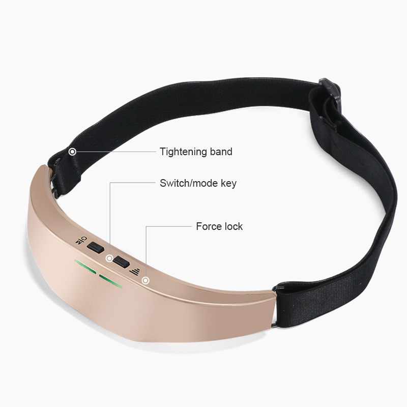 Head Massager Smart Sleep Instrument Electric USB Rechargeable Massager 2 Modes Wireless Stress Relief Therapy Device EK