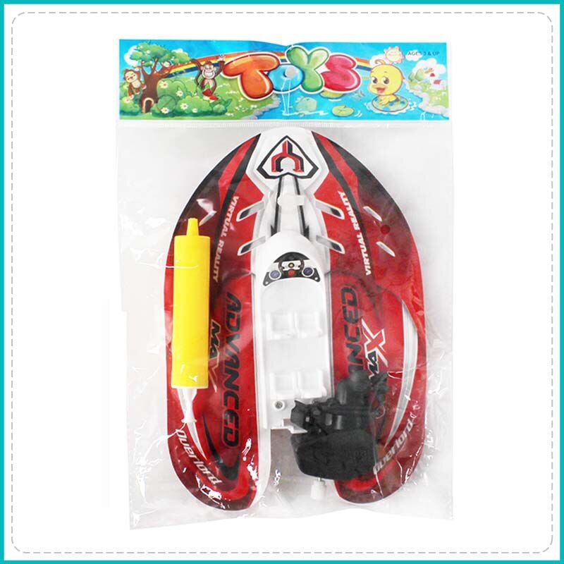 Bath on the Chain Asynchronously Spring Aquatic Toy Inflatable Speedboat US392 Inflator dai zhuang