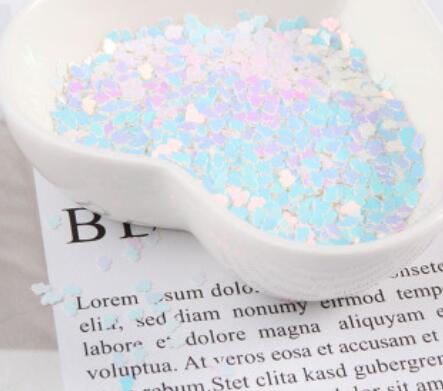 Kawaii sky glitter holografisk uv harpiks smykker fyllinger diy slim dekor skyer form paljetter håndlaget håndverkstilbehør: 1