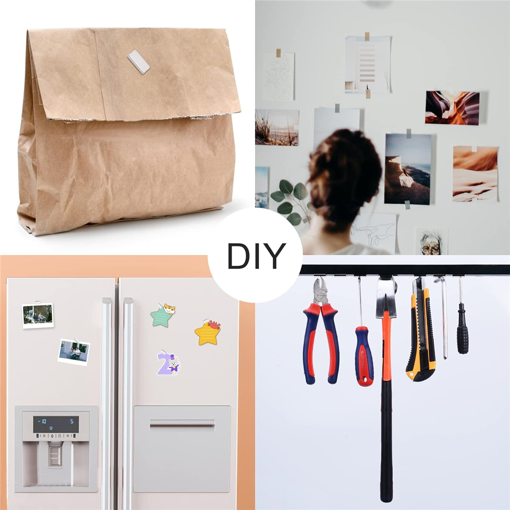 Powerful Magnets Block for Fridge, DIY Projects, Science & Office Use Refrigerator magnet