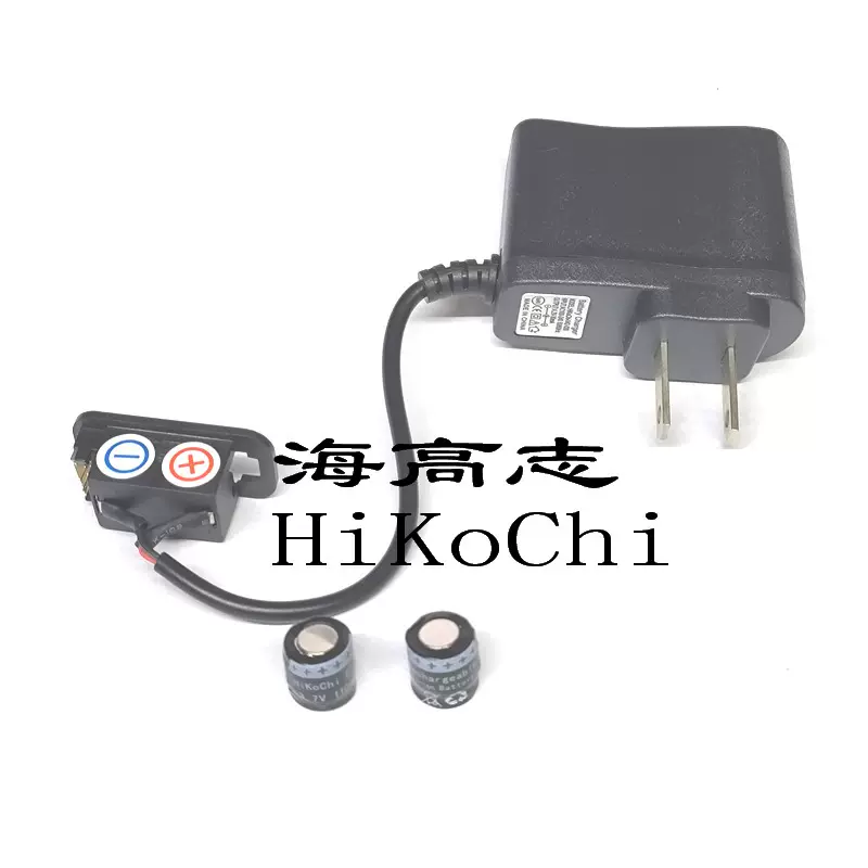 Instead of 3 cells AG13 LR44 CR1/3N rechargeable lithium battery 3.7V 110mAH Battery + Charger: black