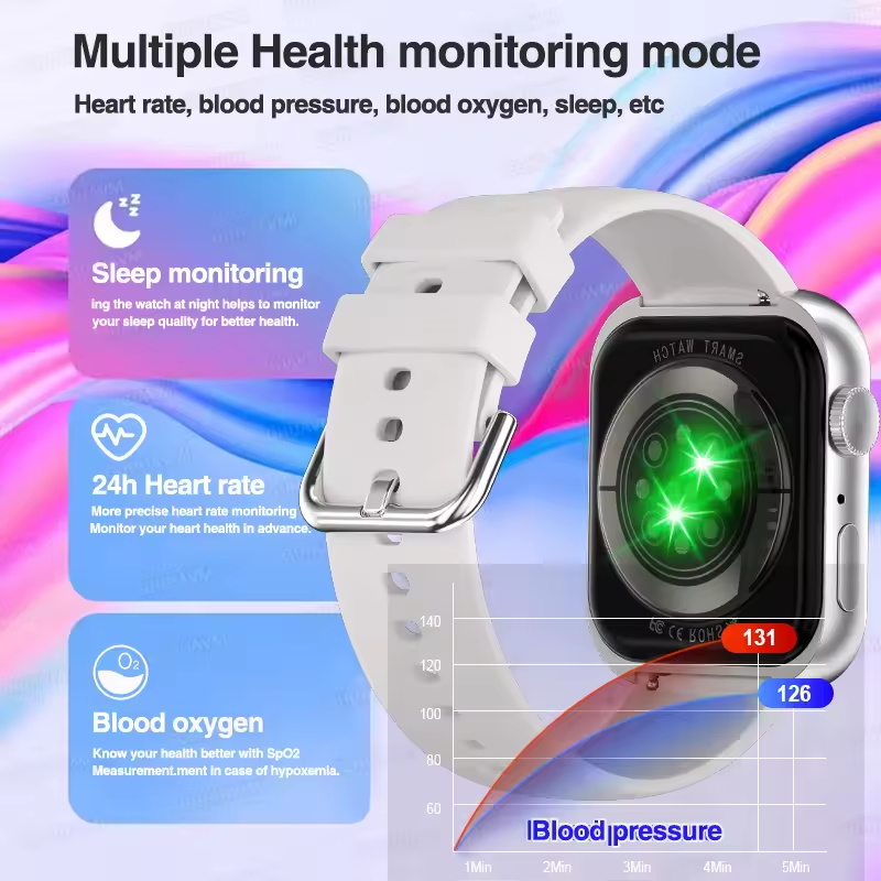 Versione globale Moda NUOVO Orologio Serie 11 Uomo Donna SmartWatch GPS Traiettoria Bracciale HD Bluetooth Chiamata sport Orologio impermeabile