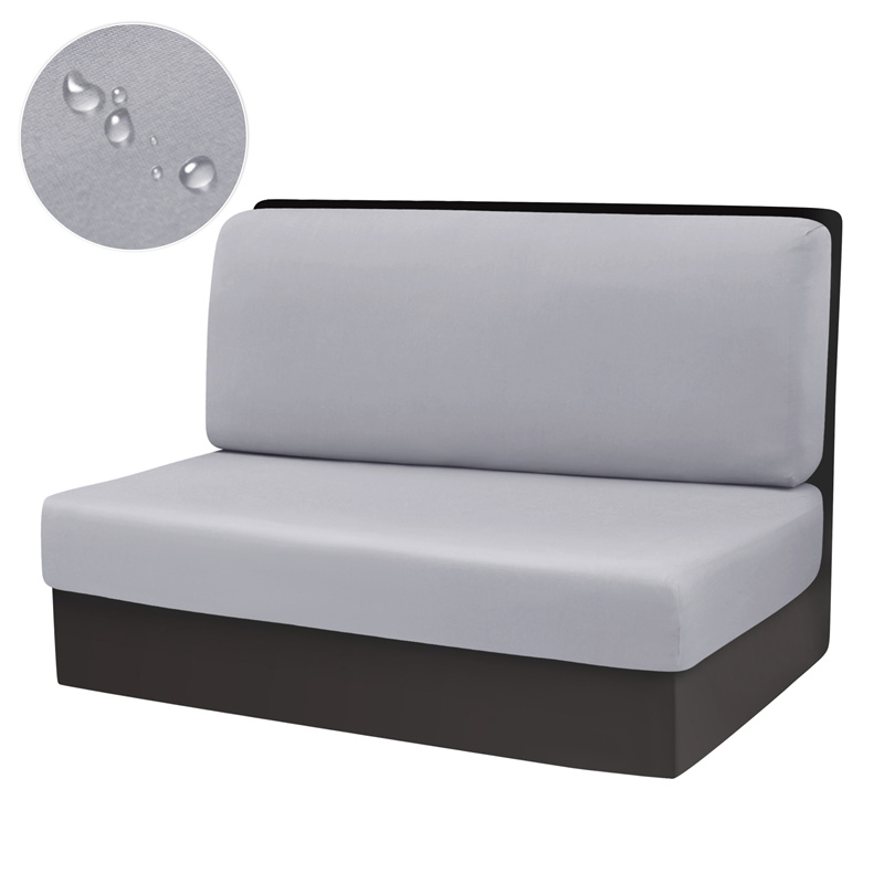 2 teile/satz Jacquard RV Dinette Kissen Abdeckungen strecken Wohnmobil Sofa Sitzbezüge Einstellbare Esszimmer Sitzbezüge Bank Rückenlehne Dekor: Mais